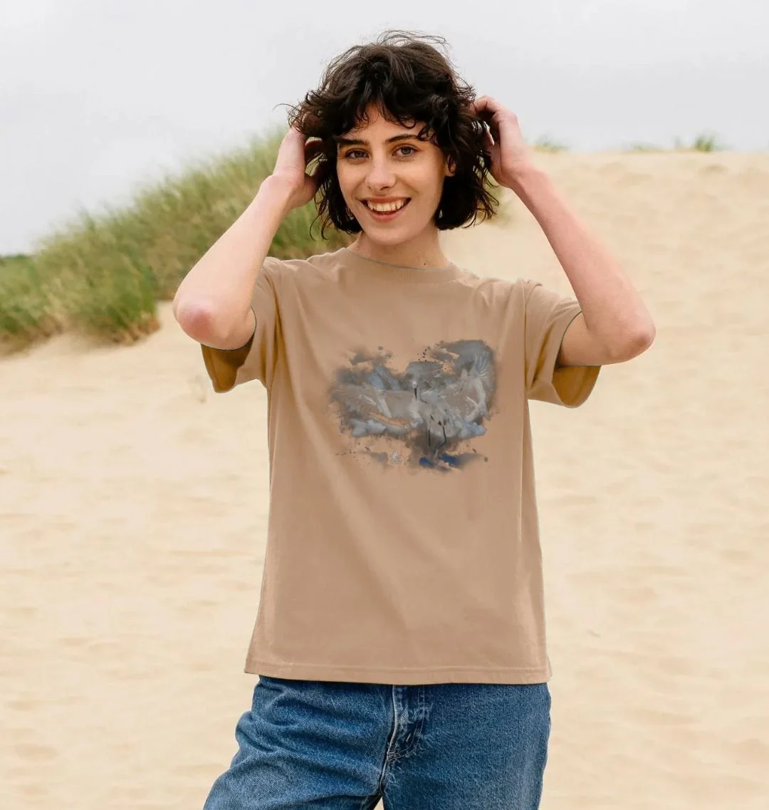 Women's Egret t-shirt - Image 3